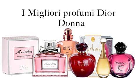 profumo donna dior i migliori